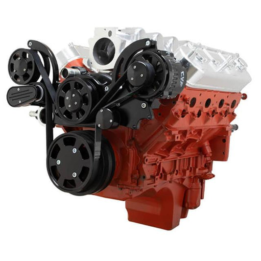 BluePrint BPPLSFDACBK LS FRONT ACCESSORY DRIVE, FULL SERPENTINE W ALT, AC, WP, BRACKETS, BOLTS Engine Pulley Kit