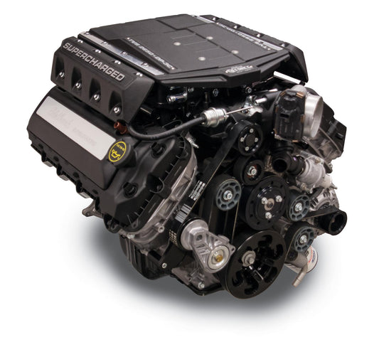 Edelbrock ED46890 Crate Engine Sc 2015 Ford Coyote 5.0L Dp3C R2650 W/8-Rib Belt Drive W/Electronics