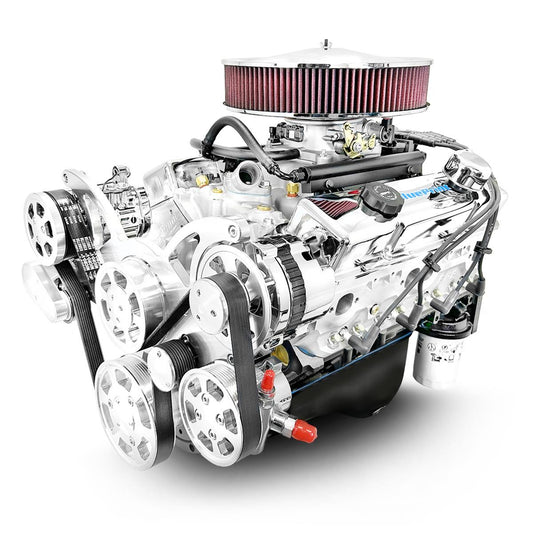 BluePrint BP38318MPFIK Chev SB 383 CI Stroker Crate Engine Dressed Longblock w/ EFI & Pulley Kit