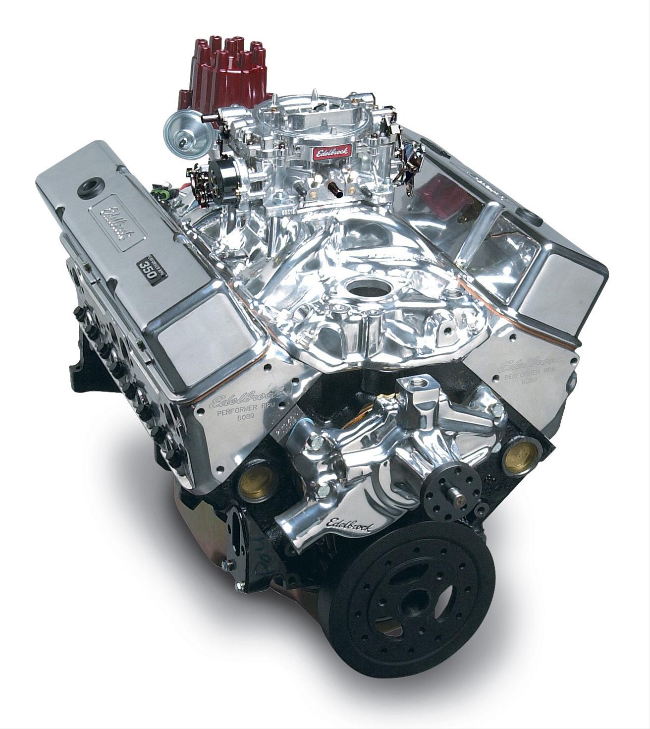 Edelbrock ED45701 Crate Eng Performer 410HP SB Chev V8 Polished