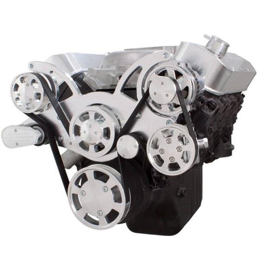 BluePrint BPP454FDPS4 BBC STDTALL DECK FRONT ACC DRIVE, FULL SERP W ALT, PS, WP, BRACKETS, BOLTS Engine Pulley Kit