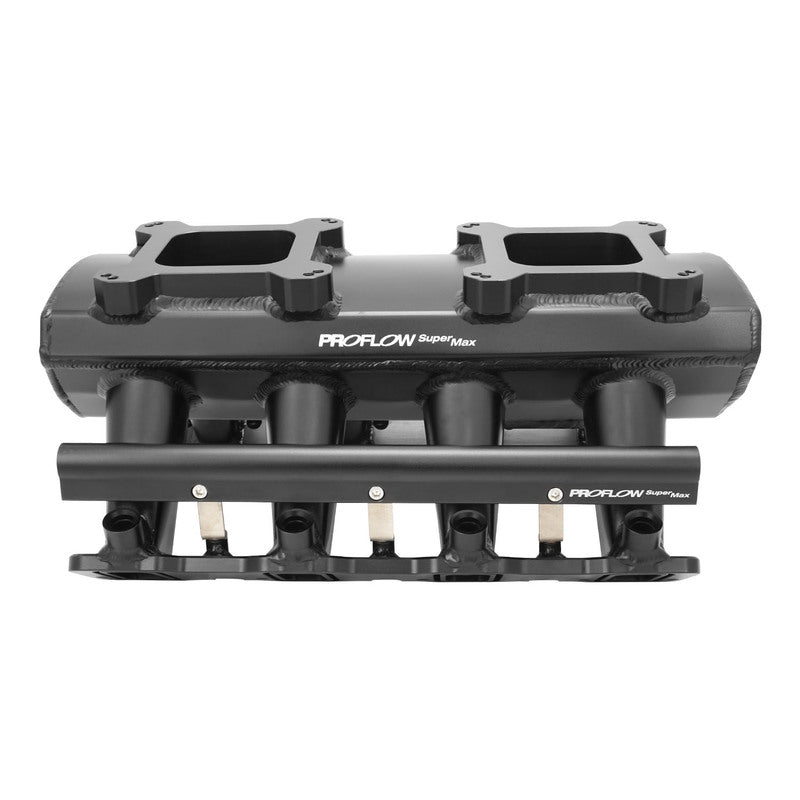 Proflow PFEM63248 SuperMax Intake Manifold Tunnel Ram For Holden Commodore LS3/L92 EFI Fabricated Black W/Fuel Rails