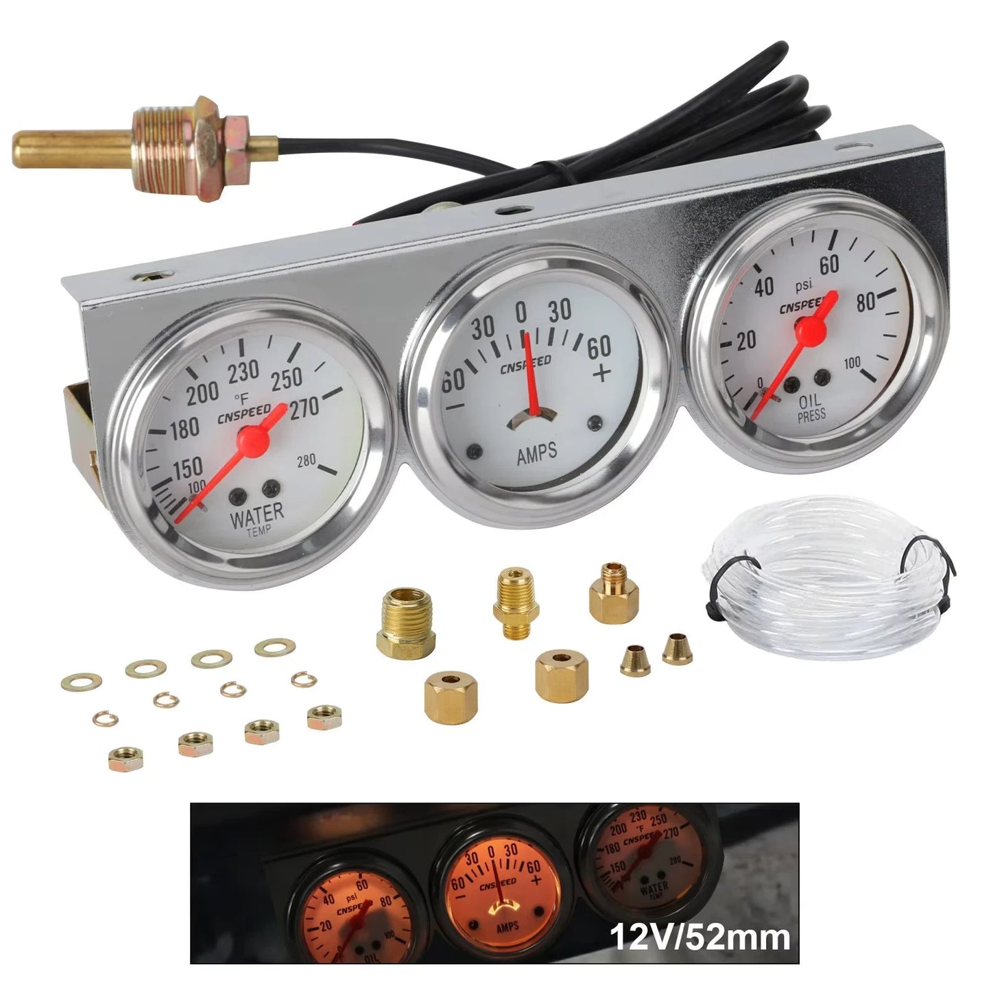 EMA-105 TRIPLE GAUGE PANEL MECHANICAL