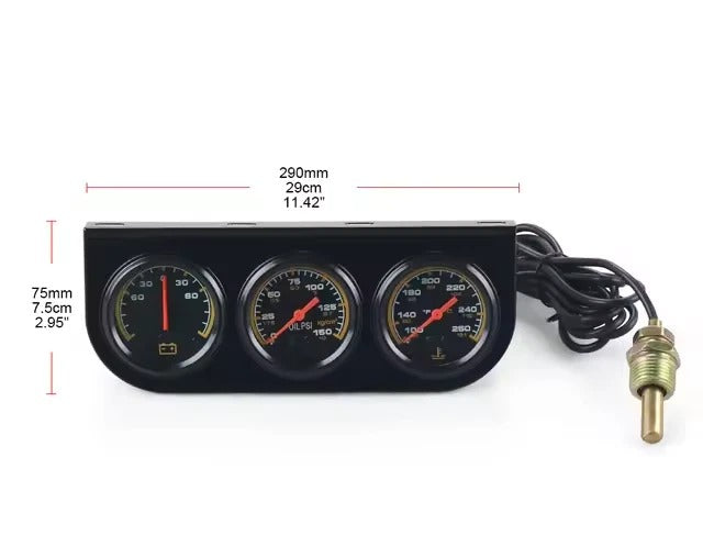 EMA-111 TRIPLE GAUGE PANEL MECHANICAL