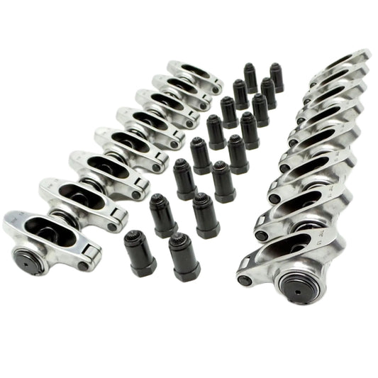 Cruzer CR350-938SS 1.5 Stainless Steel Small Block Chevy Roller Rockers Arms SBC 350 400, 3/8" Stud