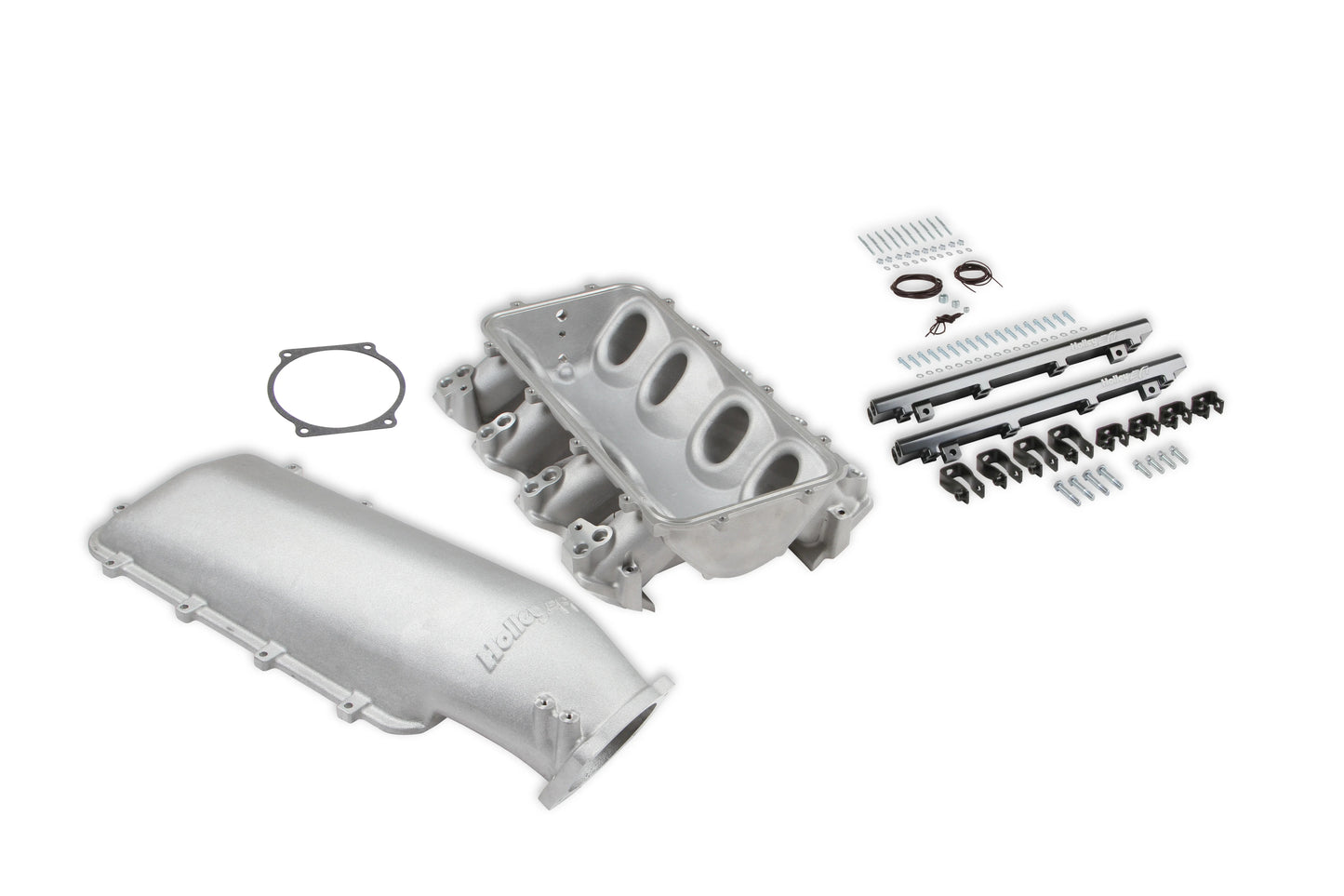 Holley Lo-Ram Manifold Base and Fuel Rails Dual Fuel Injector - GM LS3/L92 HO300-683