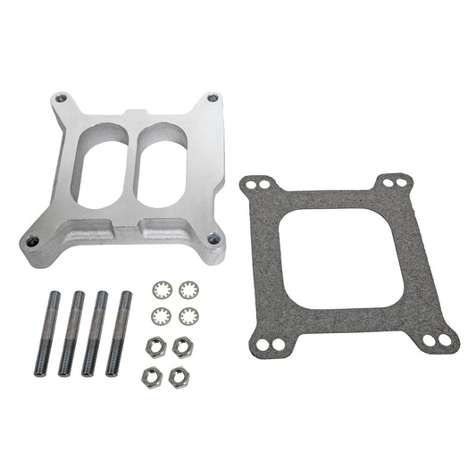 Edelbrock ED8714 Carb Spacer 1" Divided Alum Small, Big Block V8