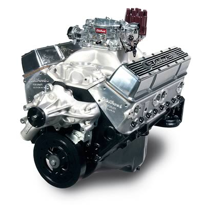 Edelbrock ED45420 Crate Eng Long Pump 320HP SB Chev V8