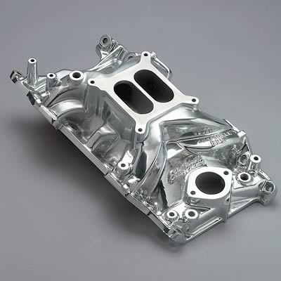 Edelbrock ED71761 Performer Rpm Manifold Chrysler 318-360 V8 Polished
