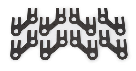 Edelbrock ED9609 Guideplates 3/8" Flat Qty8 Chev 348/409 W V8