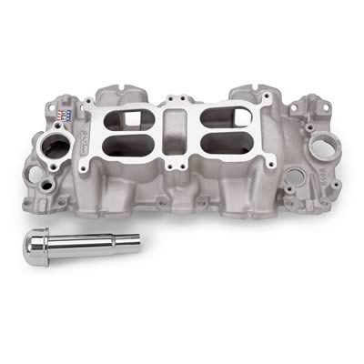 Edelbrock ED5409 Performer Dual- Quad Manifold BB Chev 348/409 V8 Large Port