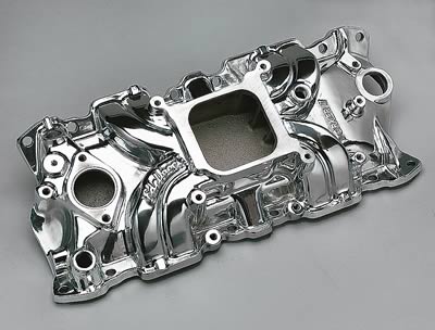 Edelbrock ED50011 torker II Manifold SB Chev 262-400 V8 Polished