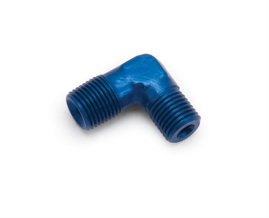 Edelbrock ED76551 Male 90 Pipe Nipple Blue Universal Fit