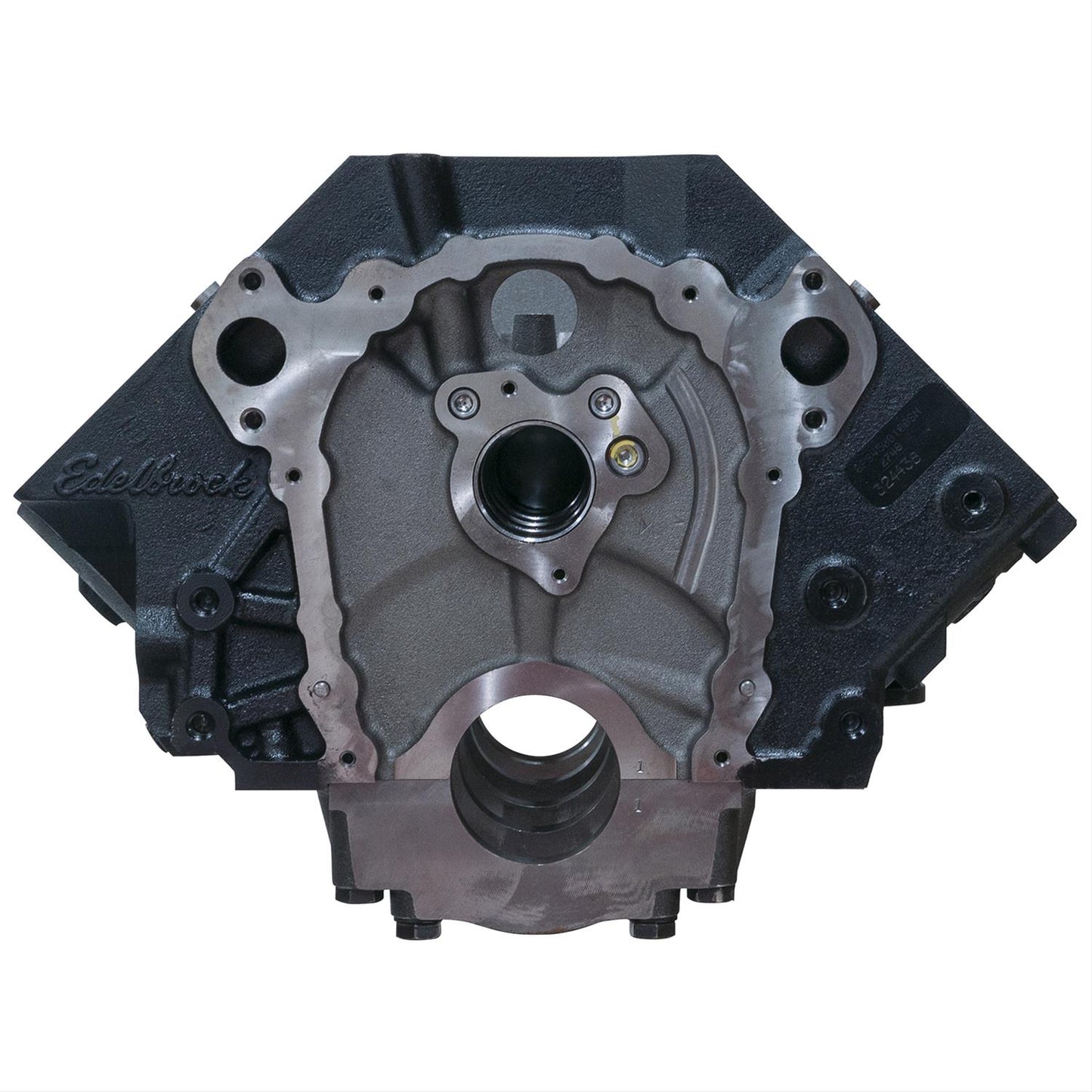 Edelbrock ED450001 Engine Blocki BBC 4.5" Bore 9.8 Deck 1Pce Rear Main