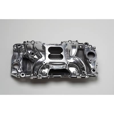 Edelbrock ED75621 Rpm Air-Gap 2-R Manifold BB Chev 396-502 V8 Polished
