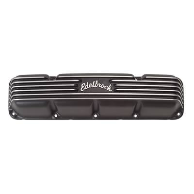 Edelbrock ED41993 Classic Series Valve Covers AMC/Jeep 290-401V8 Black
