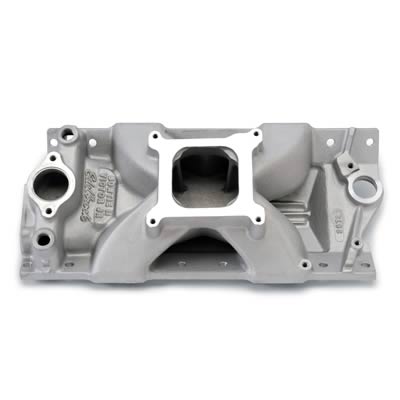 Edelbrock ED2972 Bowtie I I Victor Jr Manifold SB Chev 302-400 V8