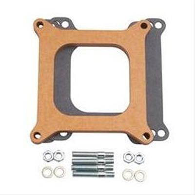 Edelbrock ED8724 Carb Spacer 1/2" Open Wood Small, Big Block V8