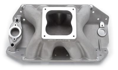 Edelbrock ED28001 Big Vic 2 Spread Pt Manifold BB Chev V8
