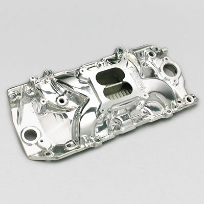 Edelbrock ED71611 Performer Rpm 2-O Manifold BB Chev 396-502 V8 Polished