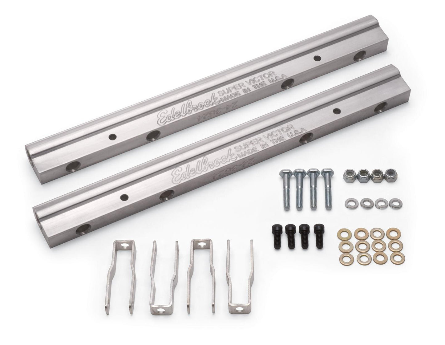 Edelbrock ED3624 Big Victor Fuel Rail Kit BB Chev V8