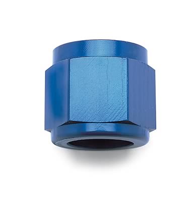 Edelbrock ED76529 Tube Nut 3An to 3/16" Blue Universal Fit