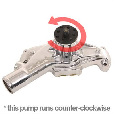 Edelbrock ED88544 Victor Series Water Pump BB Chev 1988-On E/Shine