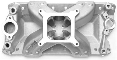 Edelbrock ED28251 Super Victor CNC Manifold SB Chev 262-400 V8 Polished