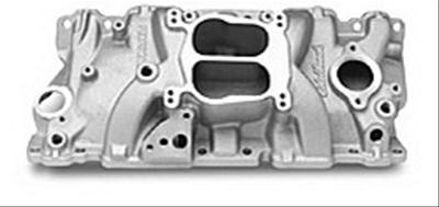 Edelbrock ED37061 Performer Manifold SB Chev Cantered Egr Polished