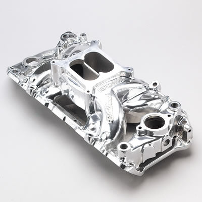 Edelbrock ED75611 Rpm Air-Gap 2-O Manifold BB Chev 396-502 V8 Polished