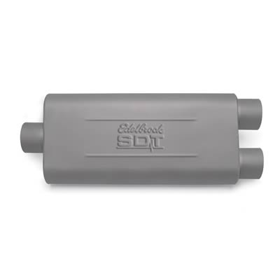 Edelbrock ED55770 Sdt Series Muffler 2 1/4" Universal Fit