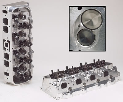 Edelbrock ED604519 Perf Rpm Cyl Head O-Port Cmpl BB Chev 396-502 Polished
