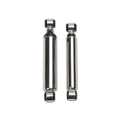 Edelbrock ED33229 Street Rod Ias Shocks - Front- Single suit 1928-48 Beam Style Axle, Chrome Finish, 13-1/2" Extended/9-3/4" Compressed ED33229