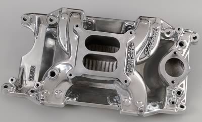 Edelbrock ED75761 Rpm Air-Gap 340/360 Manifold Chrysler 318-360 V8 Polished