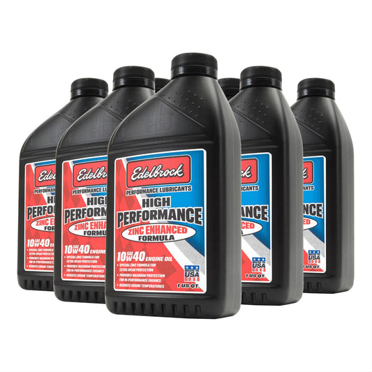 Edelbrock ED1083 Motor Oil Sae 10W40 Case Of 12