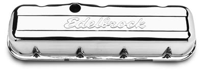 Edelbrock ED4480 Signature Series Valve Covers BB Chev 396-502 V8