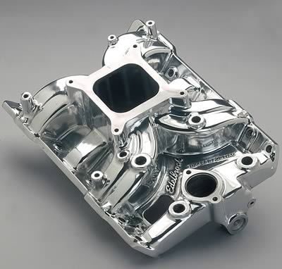 Edelbrock ED50561 torker II Manifold Pontiac 326-455 V8 Polished
