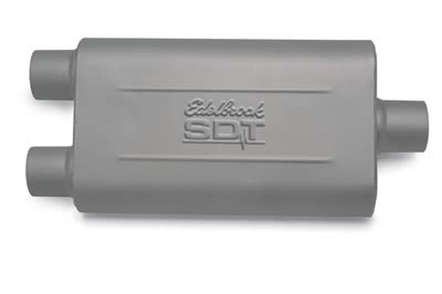 Edelbrock ED55760 Sdt Series Muffler 3" Universal Fit