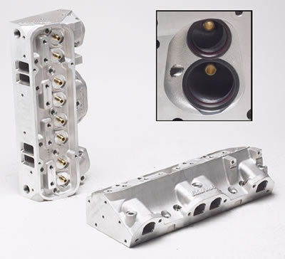 Edelbrock ED60589 Perf Rpm Cyl Head Bare Pontiac 389-455 V8