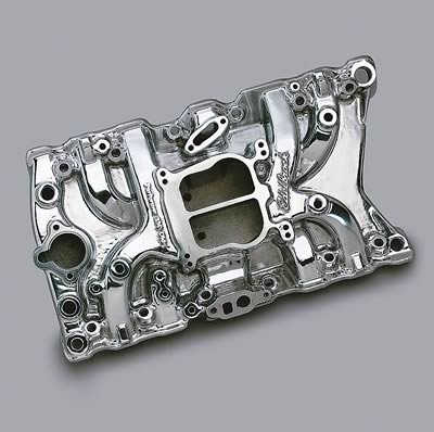 Edelbrock ED37111 Performer Manifold Oldsmobile 307-403 V8 Polished