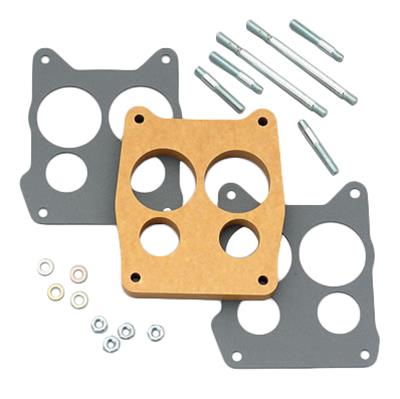 Edelbrock ED8726 Carb Spacer 3/4" 4-Hole Wood Small, Big Block V8
