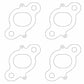 Multi Layer Steel Exhaust Gasket (for Nissan CA18) (CMC4523-030)