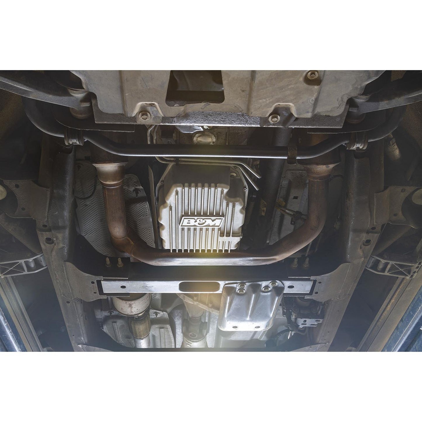 B&M BM70396 Cast Trans Pan, Gm 8L90