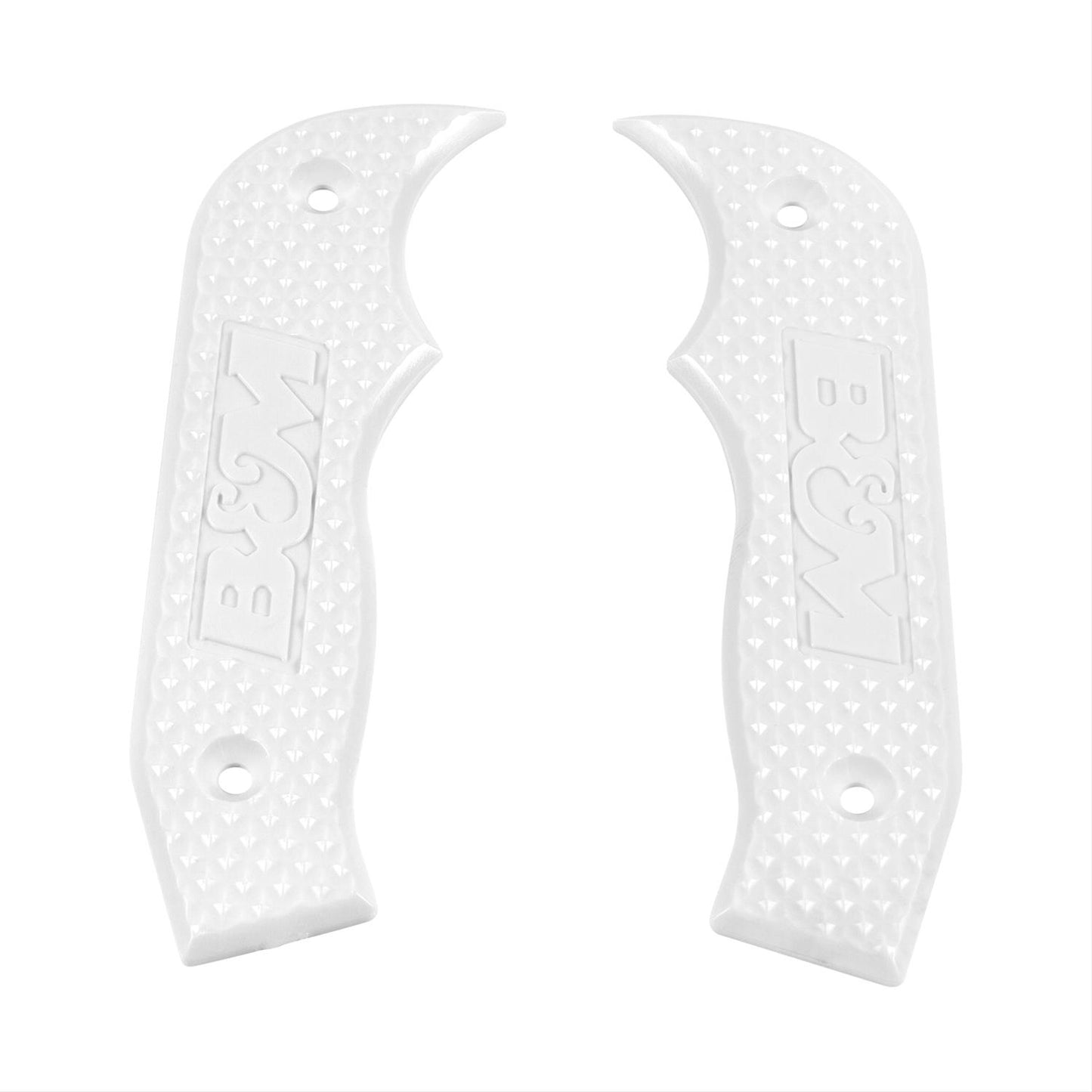 B&M BM81205 Magnum Grip Side Plates - Whit