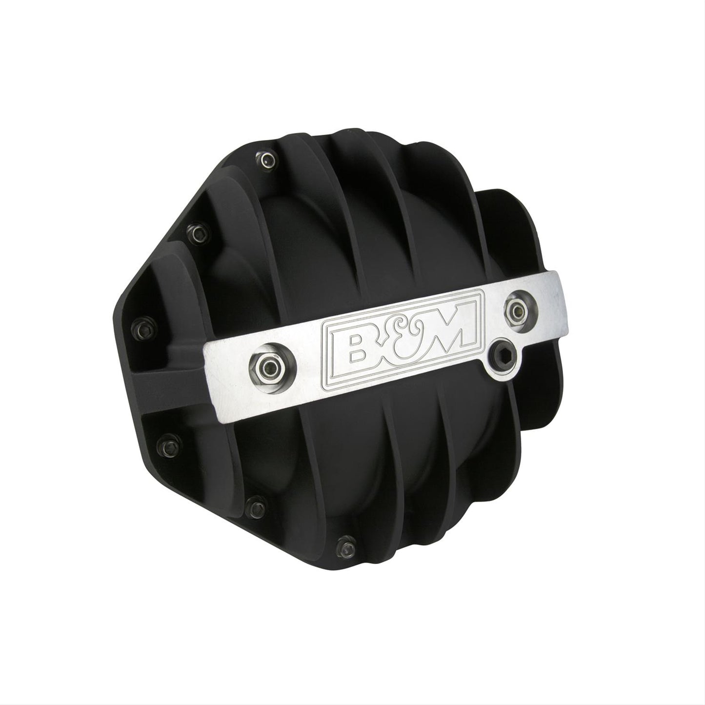 B&M BM11306 Diff Cover-Black, Chrysler 9.2