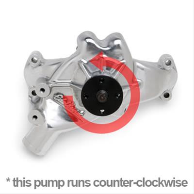 Edelbrock ED8863 Victor Series Water Pump BB Chev Pickups 1988-On Pol