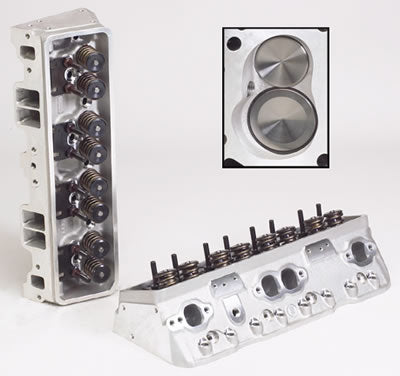 Edelbrock ED60859 Performer Cyl Head Cmpl SB Chev 283-400 Centre Bolt