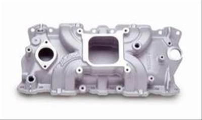 Edelbrock ED54161 torker Manifold SB Chev 262-400 V8 Polished