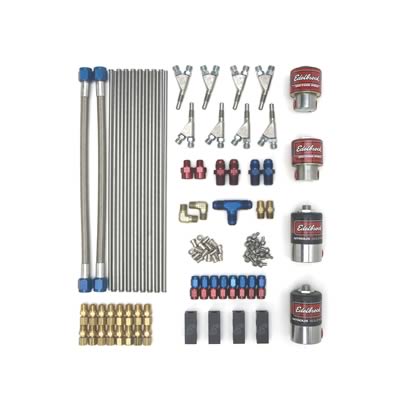 Edelbrock 71851 Nitrous Oxide Custom Manifold Plumb Kit for V8 (E2 Nozzle)