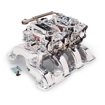 Edelbrock ED2076 Dual Quad & Carb Kit Chrysler 5.7L Hemi